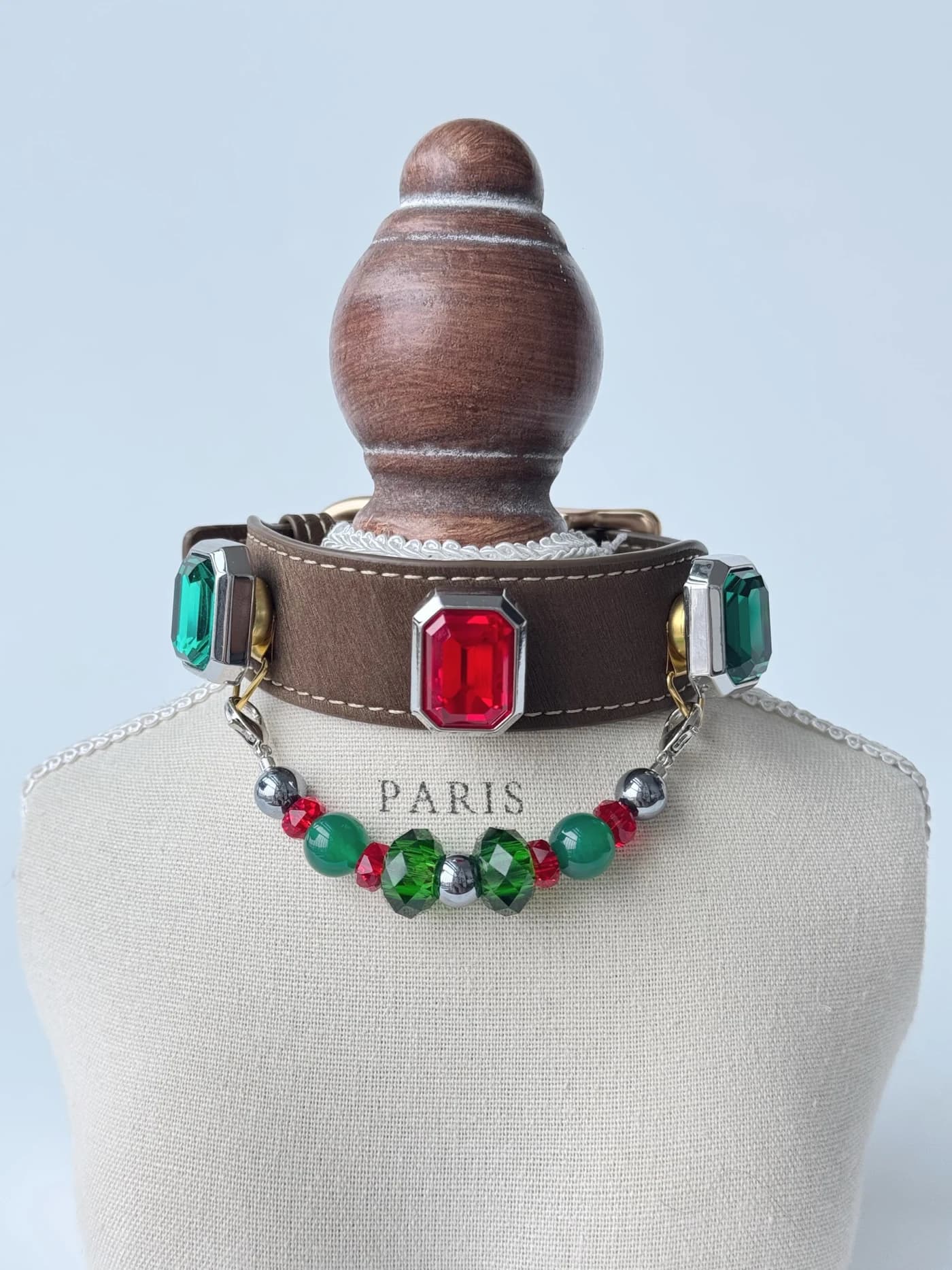 Smaragdgrüner-Achat-Halsband
