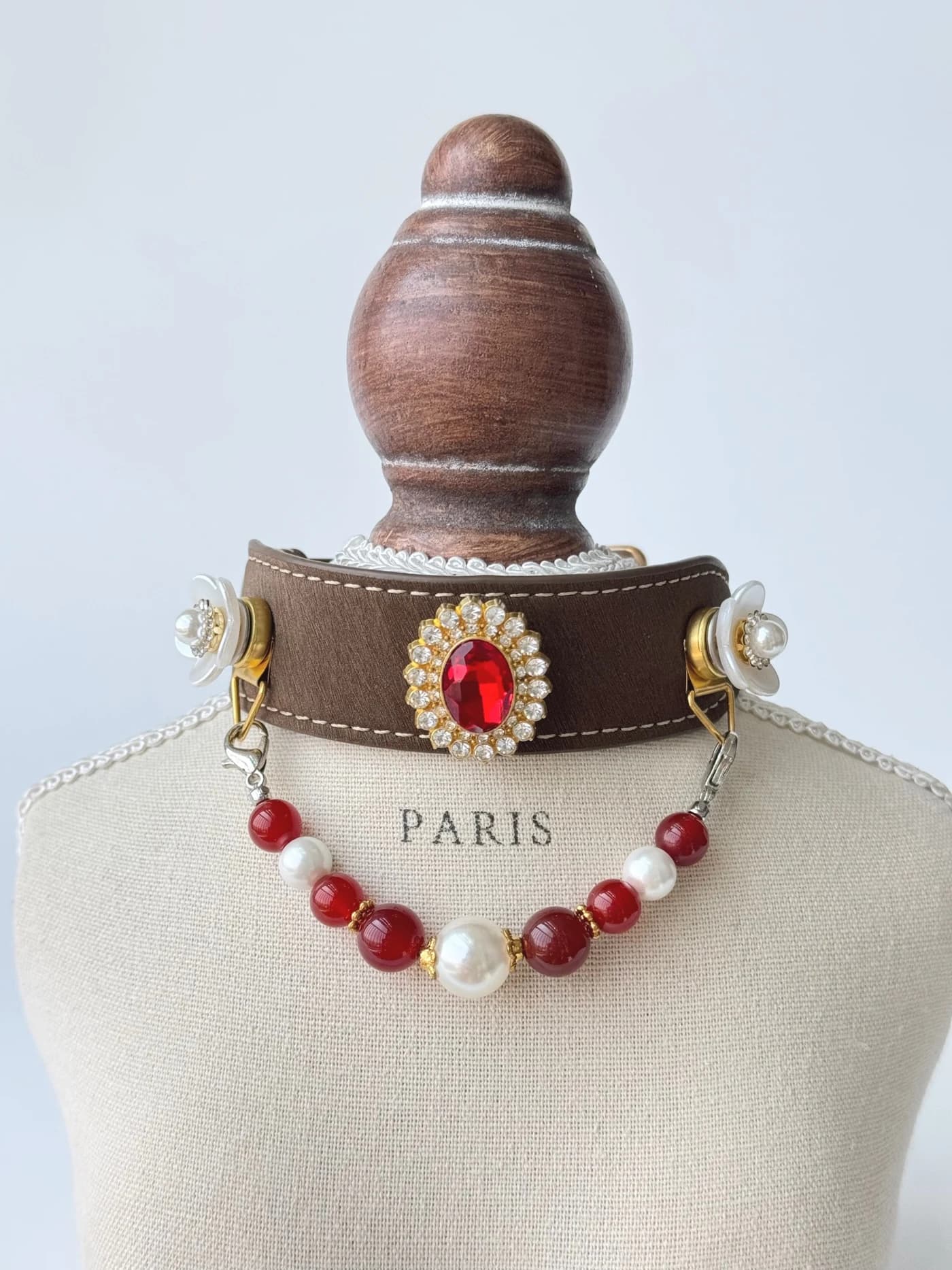 Scarlet Pearl Collar