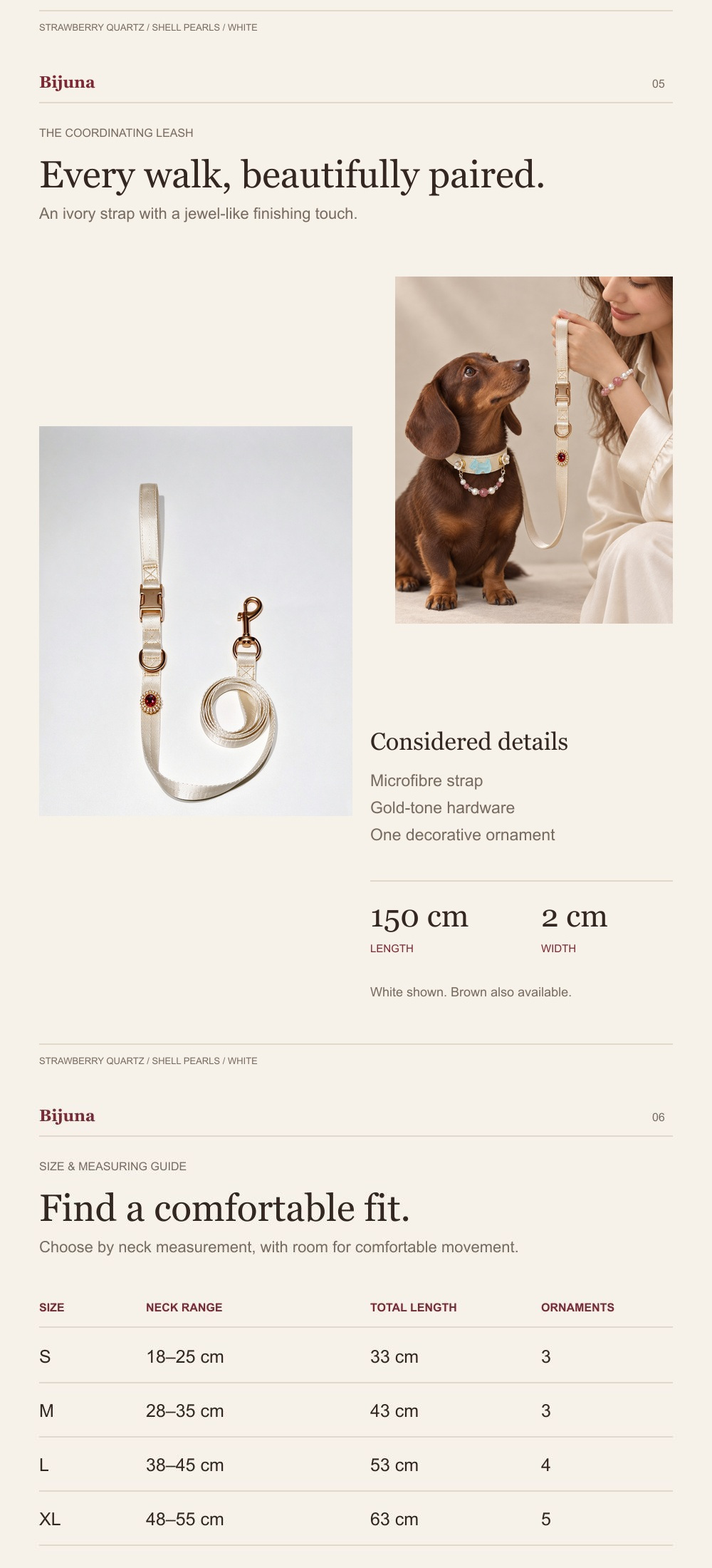 Detailübersicht für Erdbeerquarz-und-Perlen-Halsband, 4