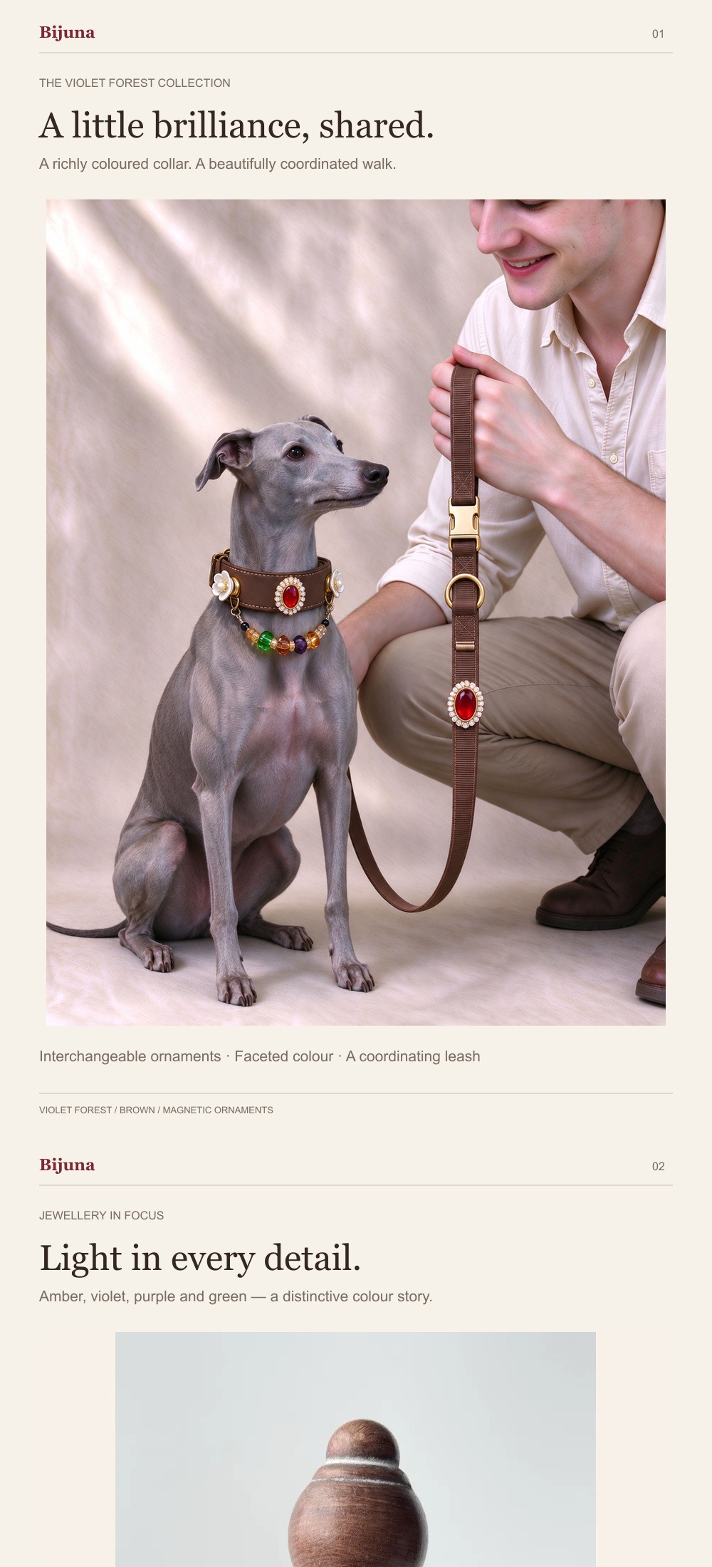 Violet Forest Collar detail guide 1